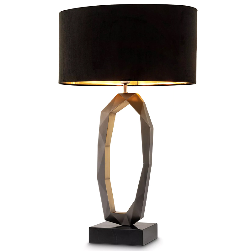 Настольная лампа Eichholtz Table Lamp Santos Черный Графит Настольная лампа Eichholtz Table Lamp Santos Черный Графит в Челябинске | Loft Concept