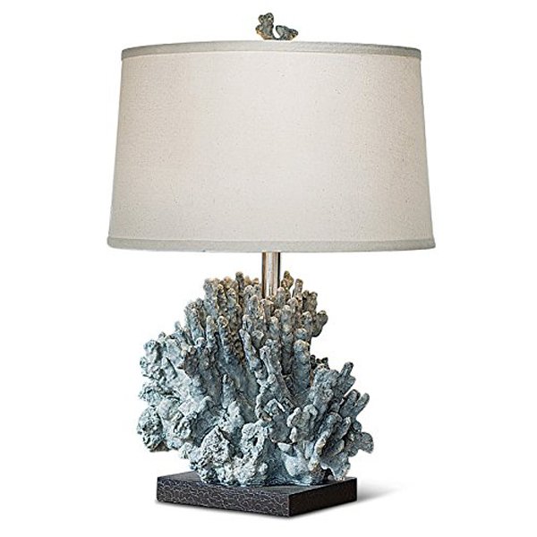Настольная лампа Blue-Grey Coral Голубой пастельный в Челябинске | Loft Concept 