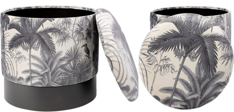 Пуф PUF Jungle Print plants&toucan small Пуф PUF Jungle Print plants&toucan small - Loft-Concept в Челябинске