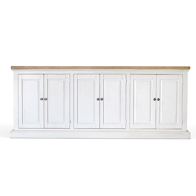 Комод длинный в стиле прованс Lazzaro Provence HARMONIE Antique White Белый Белый Комод длинный в стиле прованс Lazzaro Provence HARMONIE Antique White Белый Белый в Челябинске | Loft Concept