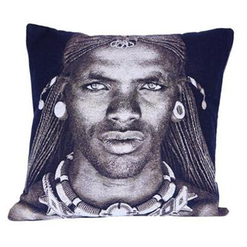 Декоративная Подушка Samburu Warrior Kenya Декоративная Подушка Samburu Warrior Kenya в Челябинске | Loft Concept