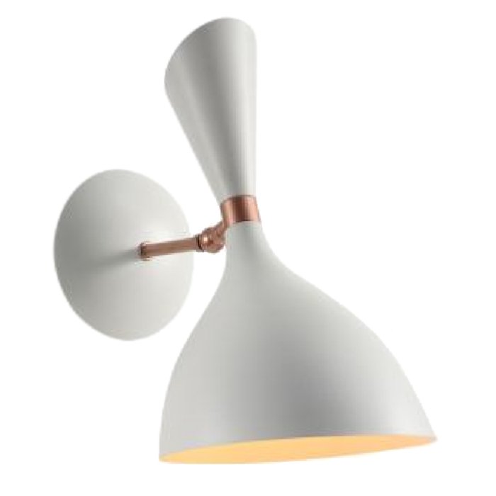Бра Duke wall lamp White Белый Латунь Бра Duke wall lamp White Белый Латунь в Челябинске | Loft Concept