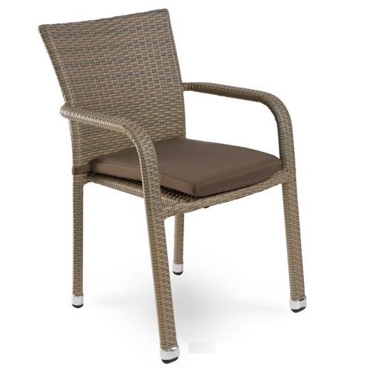 Стул Rottan chair beige Бежево-серый Стул Rottan chair beige Бежево-серый в Челябинске | Loft Concept