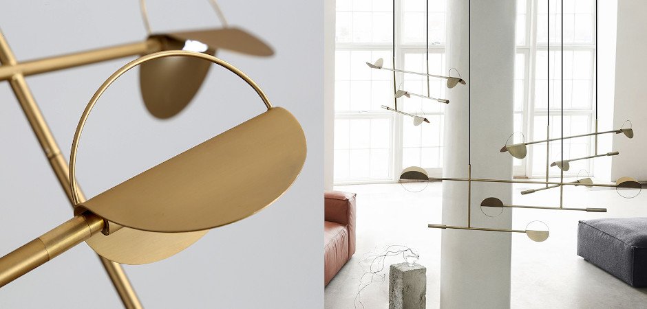Люстра BOLIA LEAVES PENDANT brass Люстра BOLIA LEAVES PENDANT brass - Loft-Concept в Челябинске