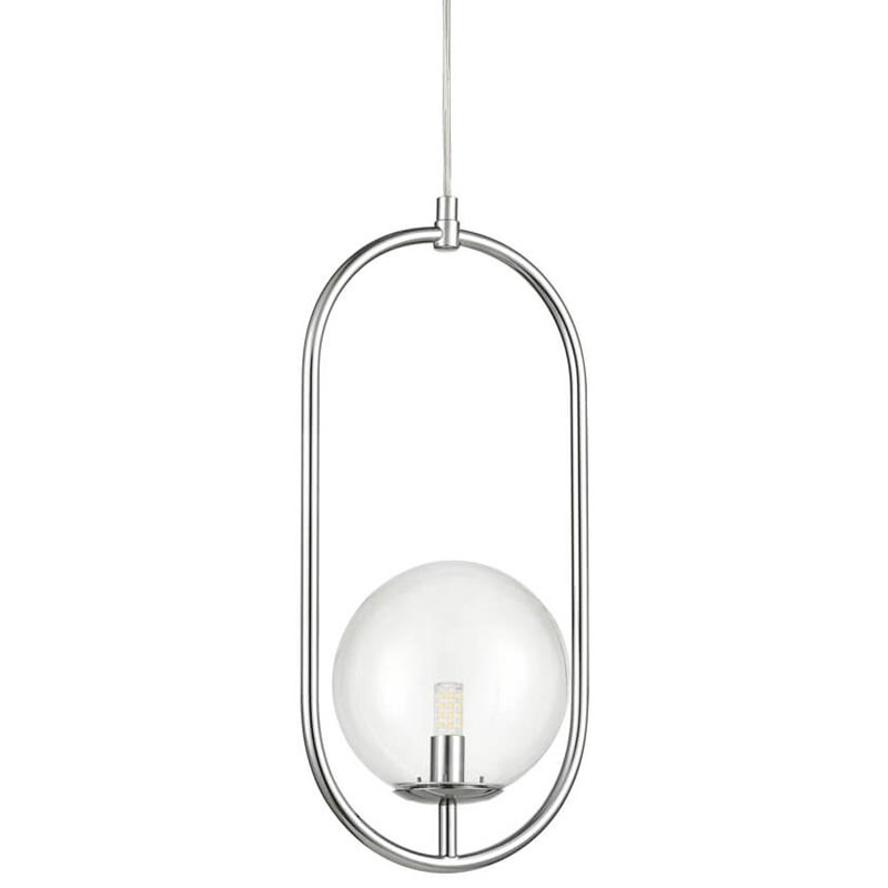 Подвесной светильник B.LUX C Ball oval chrome Хром Прозрачный Подвесной светильник B.LUX C Ball oval chrome Хром Прозрачный в Челябинске | Loft Concept