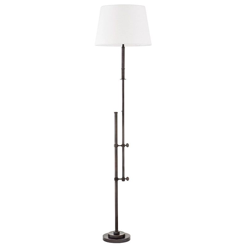 Торшер Eichholtz Floor Lamp Gordini Bronze Белый Темная бронза в Челябинске | Loft Concept 