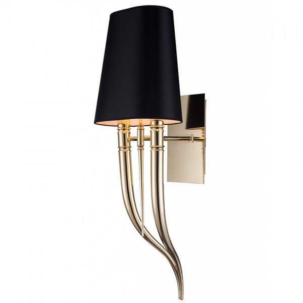 Бра Crystal Light Brunilde Ipe Cavalli Gold Золотой Черный Белый Бра Crystal Light Brunilde Ipe Cavalli Gold Золотой Черный Белый в Челябинске | Loft Concept