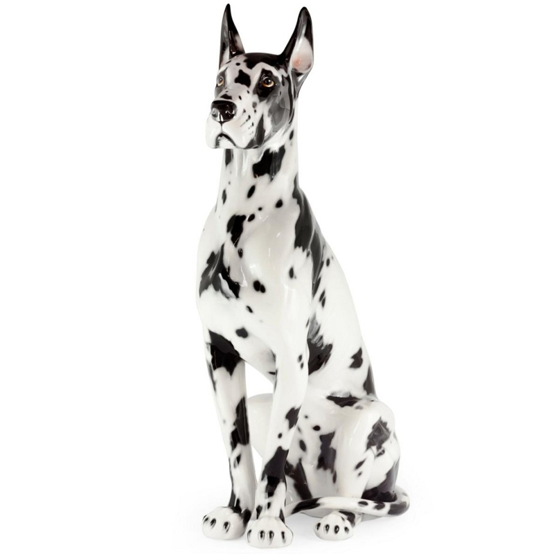 Статуэтка Abhika Great Dane Up Black White Белый Черный Статуэтка Abhika Great Dane Up Black White Белый Черный в Челябинске | Loft Concept