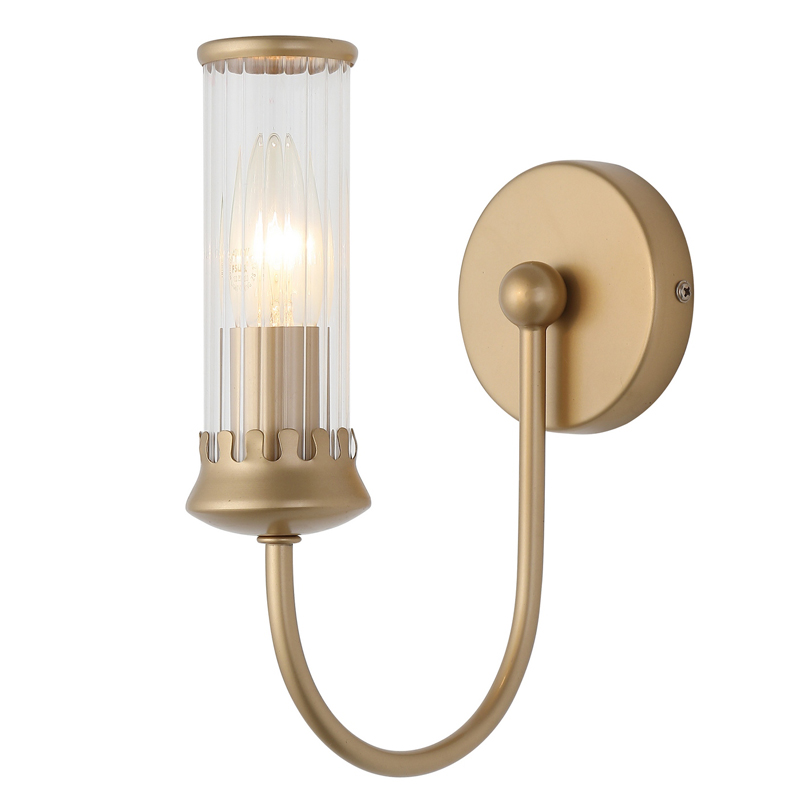 Бра Morgane Sconce gold Золотой Прозрачный Бра Morgane Sconce gold Золотой Прозрачный в Челябинске | Loft Concept