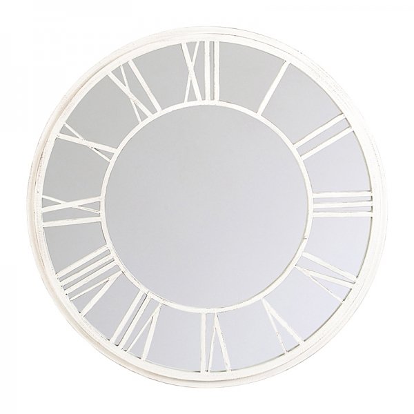 Зеркало настенное Clock White Белый Зеркало настенное Clock White Белый в Челябинске | Loft Concept