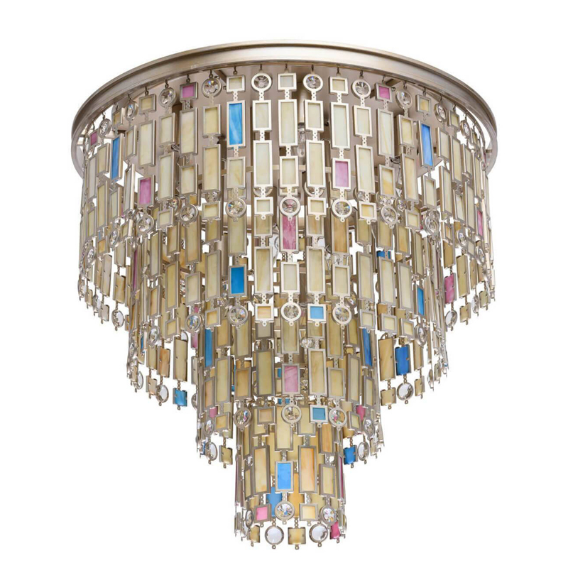 Потолочный светильник Cascade Chandelier 61 Золотой Мульти в Челябинске | Loft Concept 