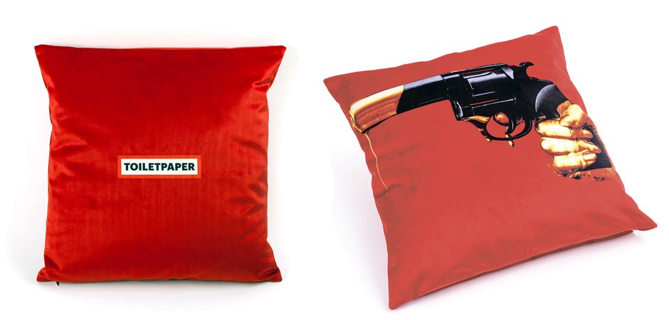 Подушка Seletti Cushion Revolver Toiletpaper Подушка Seletti Cushion Revolver Toiletpaper - Loft-Concept в Челябинске