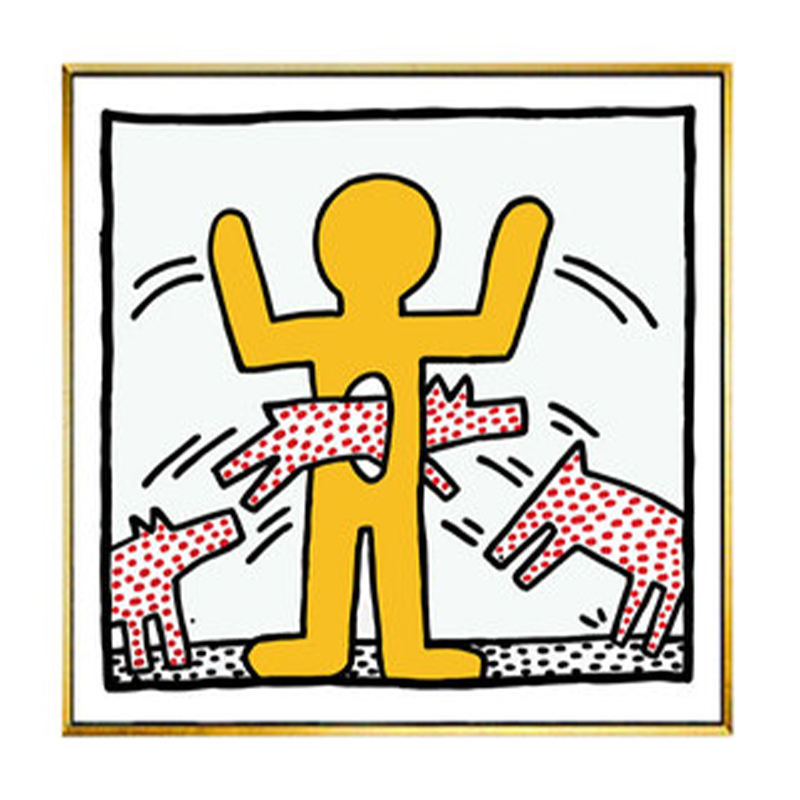 Постер Keith Haring 19 Мульти Постер Keith Haring 19 Мульти в Челябинске | Loft Concept