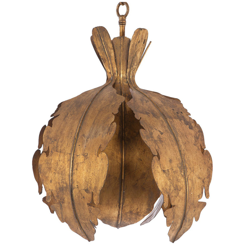 Подвесной светильник Tropical Leaves Hanging lamp Винтажное Темное Золото  в Челябинске | Loft Concept 