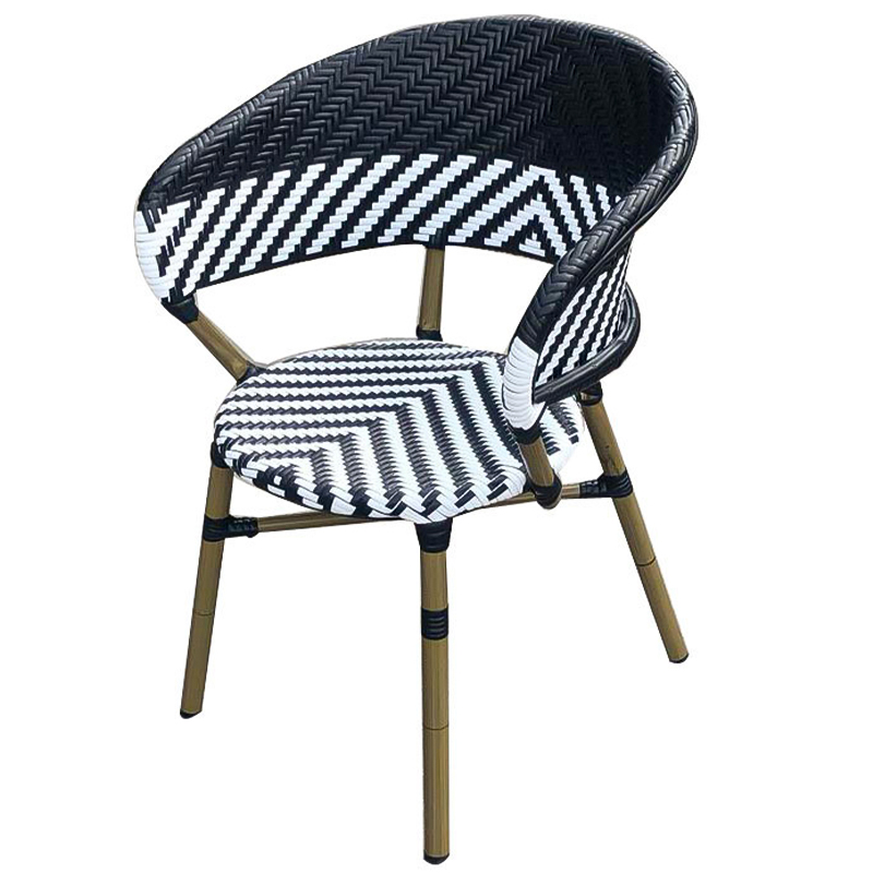 Стул ротанг Wicker Renard Rattan Chair Черно-белый Древесина Стул ротанг Wicker Renard Rattan Chair Черно-белый Древесина в Челябинске | Loft Concept