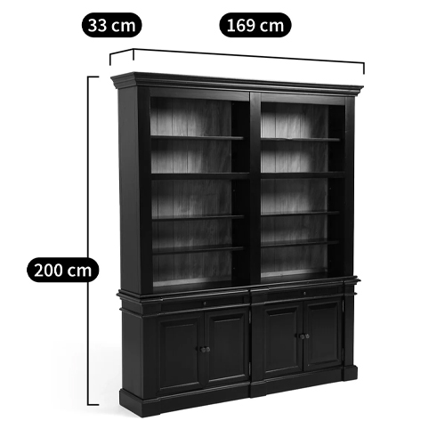 Витрина из массива сосны Sterling Showcase Black Витрина из массива сосны Sterling Showcase Black в Челябинске