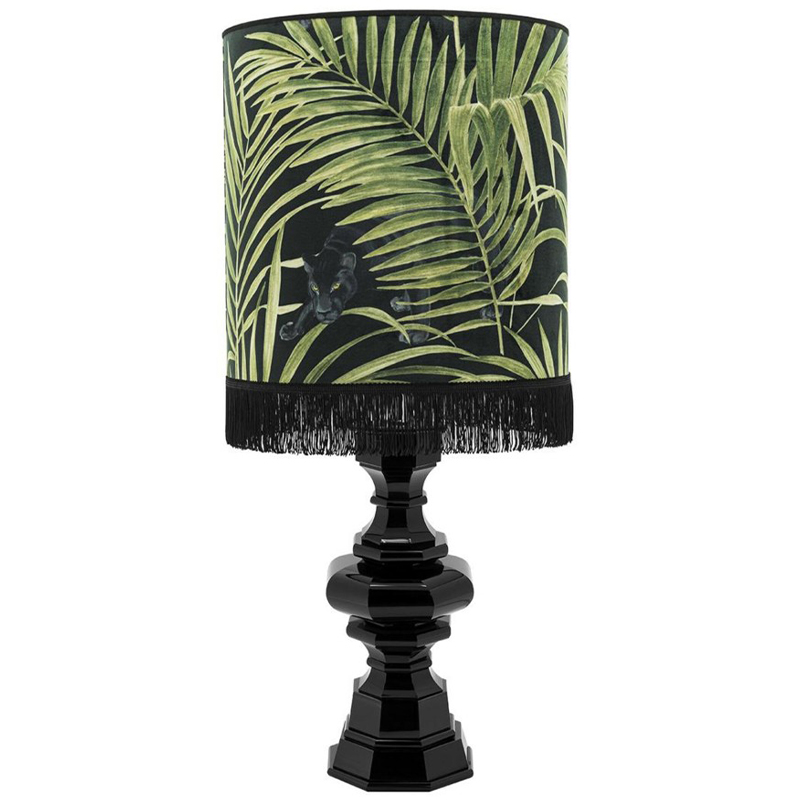 Настольная лампа Table Lamp Empire Velvet Black Green Зеленый Черный Настольная лампа Table Lamp Empire Velvet Black Green Зеленый Черный в Челябинске | Loft Concept