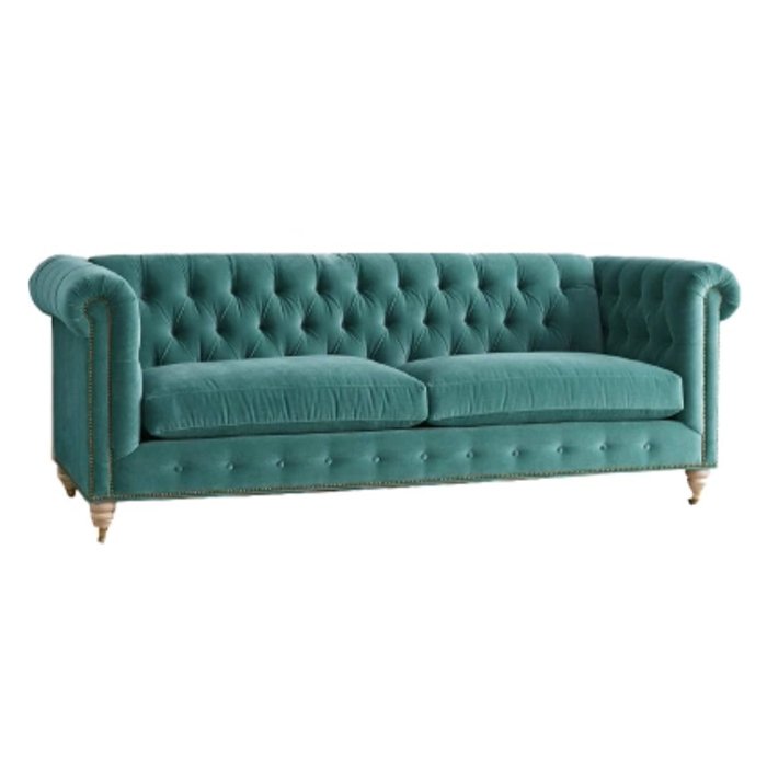 Трехместный диван Velvet Lyre Chesterfield Sofa Серый Фиолетовый Красный Малахит (зеленый) Бирюзовый Голубой пастельный Золотой Трехместный диван Velvet Lyre Chesterfield Sofa Серый Фиолетовый Красный Малахит (зеленый) Бирюзовый Голубой пастельный Золотой в Челябинске | Loft Concept