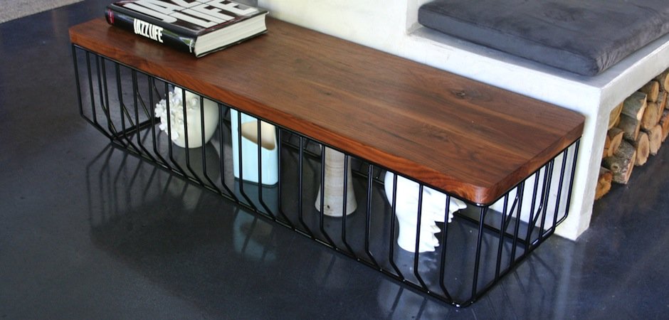 Банкетка-столик Reza Feiz Wired Bench Банкетка-столик Reza Feiz Wired Bench - Loft-Concept в Челябинске