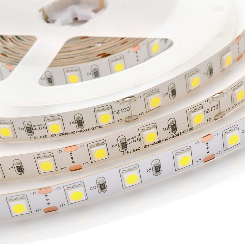 Комплект светодиодной ленты 14,4W/m 60LED/m 5050SMD холодный белый 1M Белый Комплект светодиодной ленты 14,4W/m 60LED/m 5050SMD холодный белый 1M Белый в Челябинске | Loft Concept