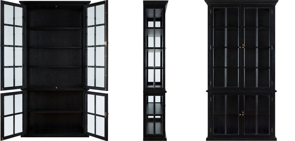 Шкаф-витрина French black Шкаф-витрина French black - Loft-Concept в Челябинске