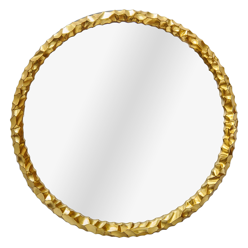 Зеркало Reginald Mirror round gold Золотой Зеркало Reginald Mirror round gold Золотой в Челябинске | Loft Concept