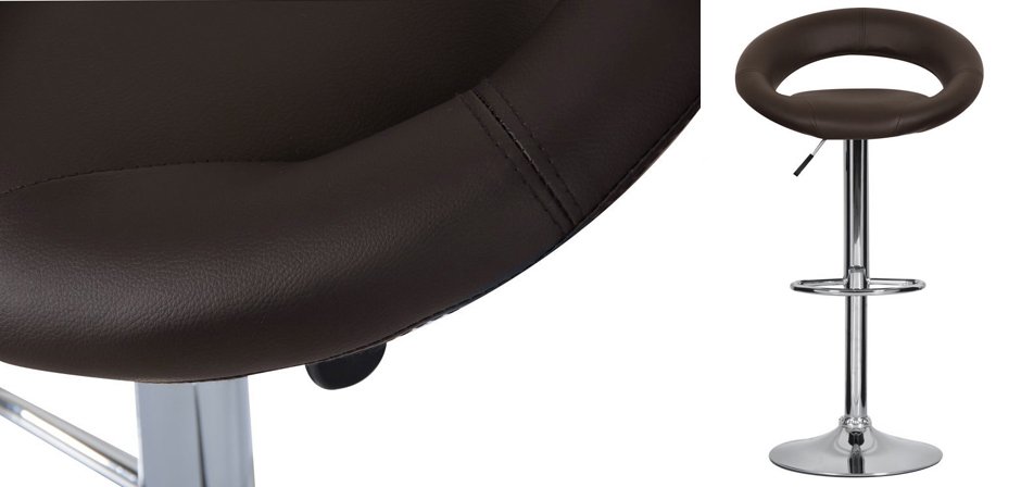 Барный стул Ring Dark Brown Барный стул Ring Dark Brown - Loft-Concept в Челябинске