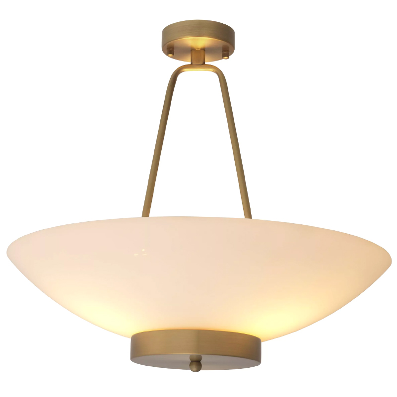Люстра Eichholtz Ceiling Lamp Planeta Белый Латунь Люстра Eichholtz Ceiling Lamp Planeta Белый Латунь в Челябинске | Loft Concept