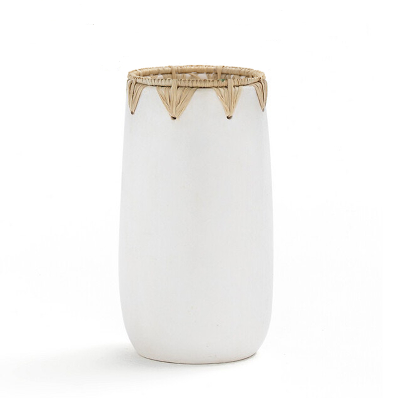 Ваза Ceramic Vase white D13 Белый Ваза Ceramic Vase white D13 Белый в Челябинске | Loft Concept