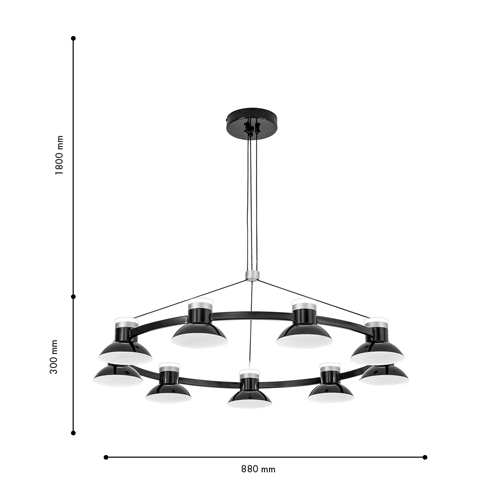 Люстра Celevis Black 92 Люстра Celevis Black 92 в Челябинске