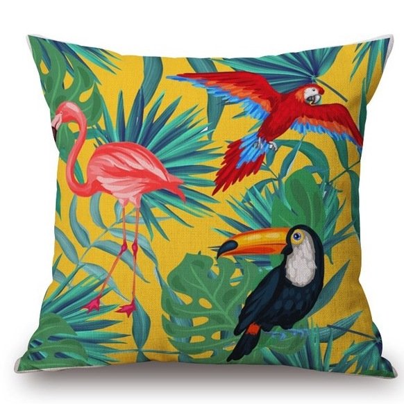 Декоративная подушка Toucans Декоративная подушка Toucans в Челябинске | Loft Concept