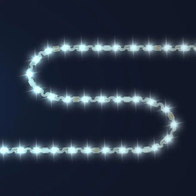 Светодиодная лента 5W/m 60LED/m 2835SMD холодный белый 5M Белый Светодиодная лента 5W/m 60LED/m 2835SMD холодный белый 5M Белый в Челябинске | Loft Concept