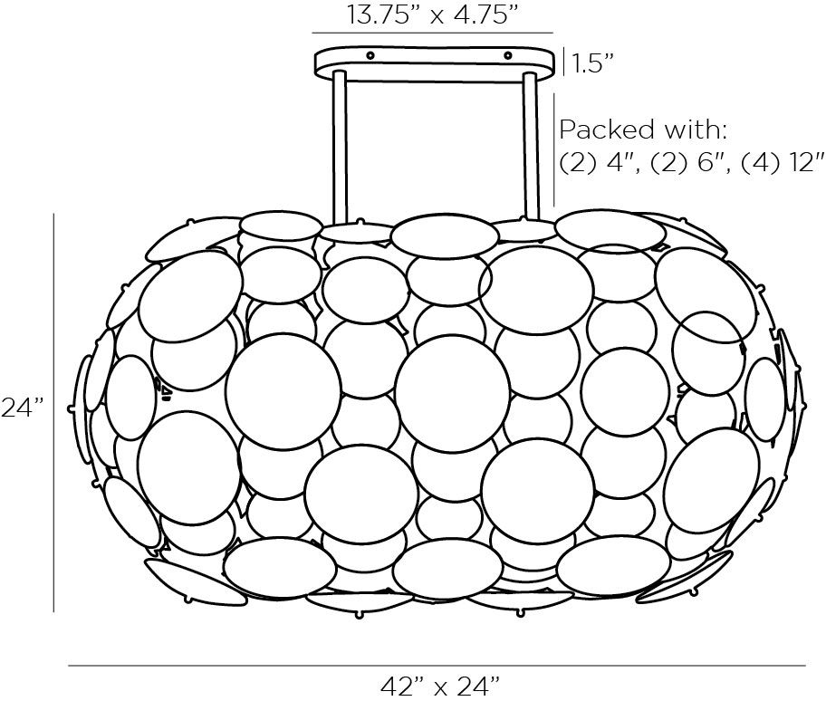 Люстра Arteriors NEBULA CHANDELIER Люстра Arteriors NEBULA CHANDELIER в Челябинске