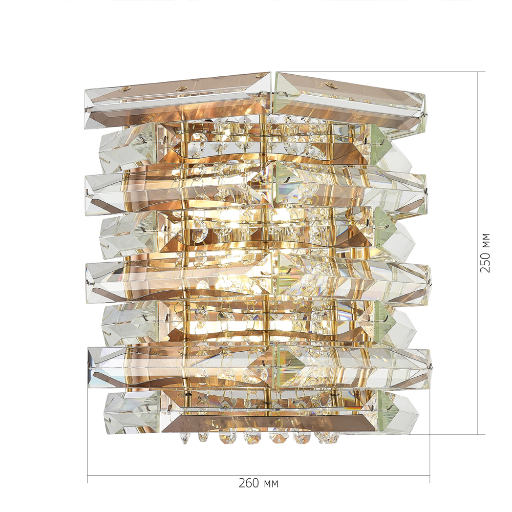 Бра в классическом хрустальном обрамлении Light Garland в Челябинске