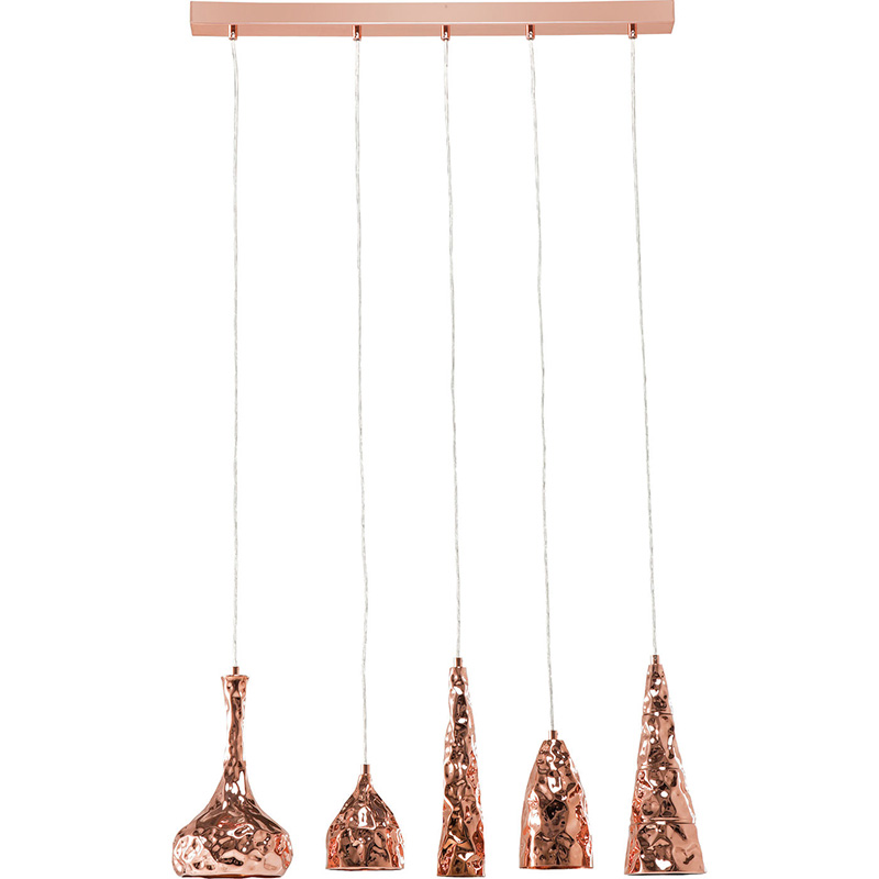 Люстра Several Copper Lamps Медь Люстра Several Copper Lamps Медь в Челябинске | Loft Concept