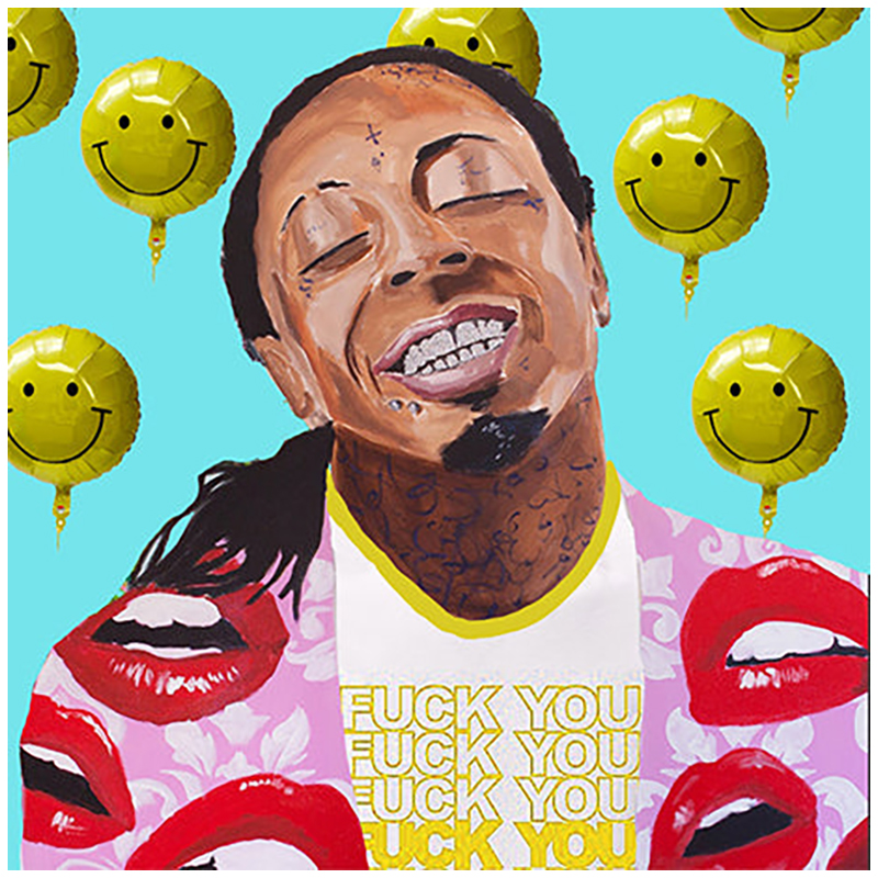Картина Lil Wayne with Smiling Balloons Мульти Картина Lil Wayne with Smiling Balloons Мульти в Челябинске | Loft Concept