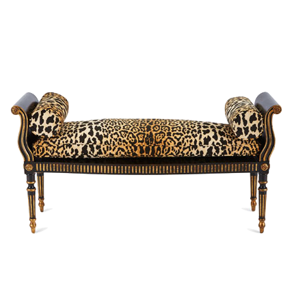 Оттоманка Attina Leopard Bench Мульти Оттоманка Attina Leopard Bench Мульти в Челябинске | Loft Concept