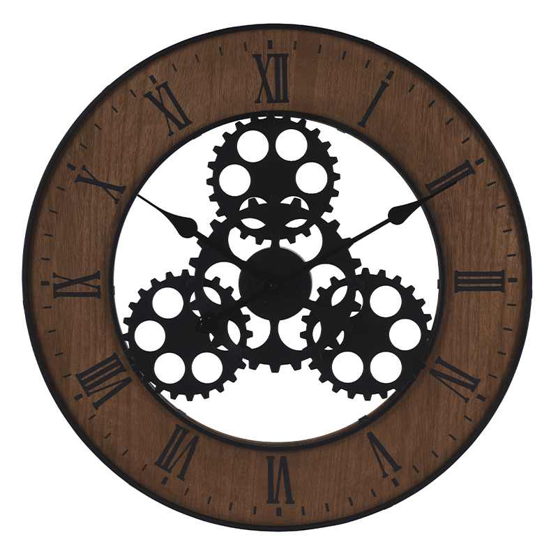 Часы Gears Черный Коричневый Часы Gears Черный Коричневый в Челябинске | Loft Concept