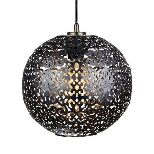 Подвесной светильник Oriental patterns Pendant Black Черный Подвесной светильник Oriental patterns Pendant Black Черный в Челябинске | Loft Concept