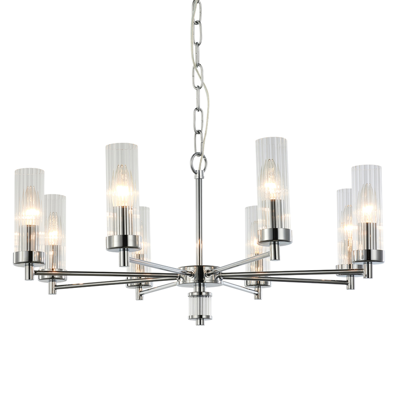 Люстра Jeanette Chandelier Chromium 66 Хром Прозрачный Люстра Jeanette Chandelier Chromium 66 Хром Прозрачный в Челябинске | Loft Concept