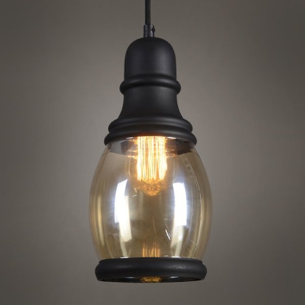 Подвесной светильник Loft Smoke Glass Pendant #3 Черный Подвесной светильник Loft Smoke Glass Pendant #3 Черный в Челябинске | Loft Concept