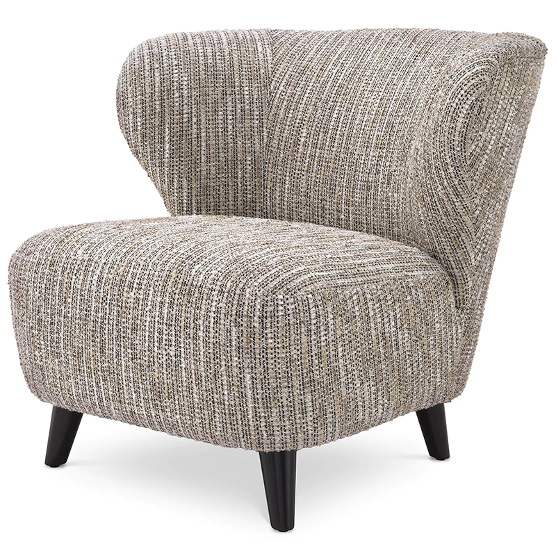 Кресло Eichholtz Chair Hydra Бежево-серый Черный Бежево-серый Черный Кресло Eichholtz Chair Hydra Бежево-серый Черный Бежево-серый Черный в Челябинске | Loft Concept