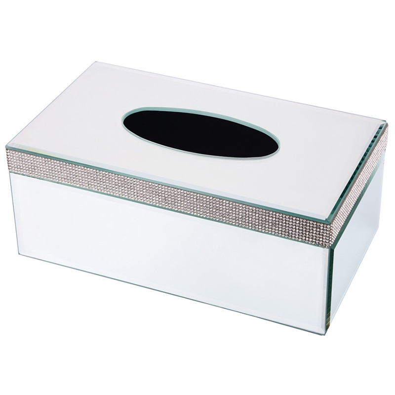 Шкатулка для салфеток Rhinestones Tissue Holder Box Зеркало Шкатулка для салфеток Rhinestones Tissue Holder Box Зеркало в Челябинске | Loft Concept