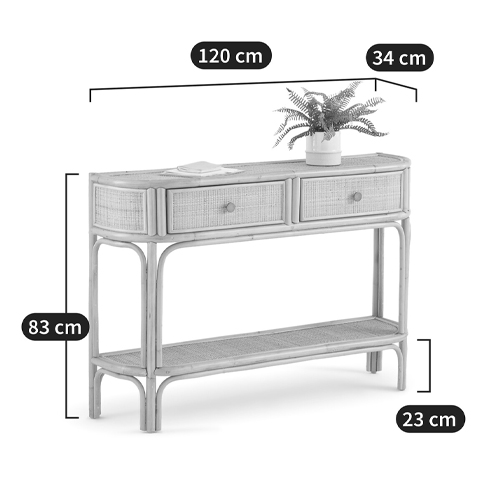 Консоль из плетеного ротанга с ящиками Armelle Rattan Console Консоль из плетеного ротанга с ящиками Armelle Rattan Console в Челябинске