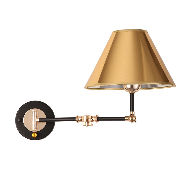 Бра Retro Teleskop lange Arm Wall Lamp Черный Медь светлая Бра Retro Teleskop lange Arm Wall Lamp Черный Медь светлая в Челябинске | Loft Concept