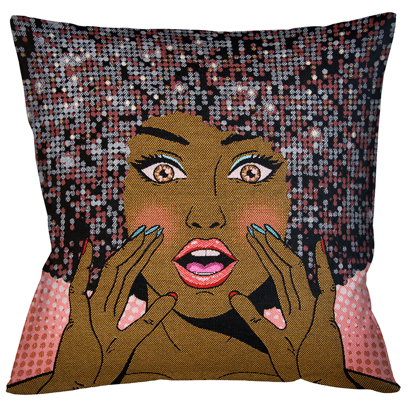 Декоративная подушка Disco Girl Мульти Декоративная подушка Disco Girl Мульти в Челябинске | Loft Concept