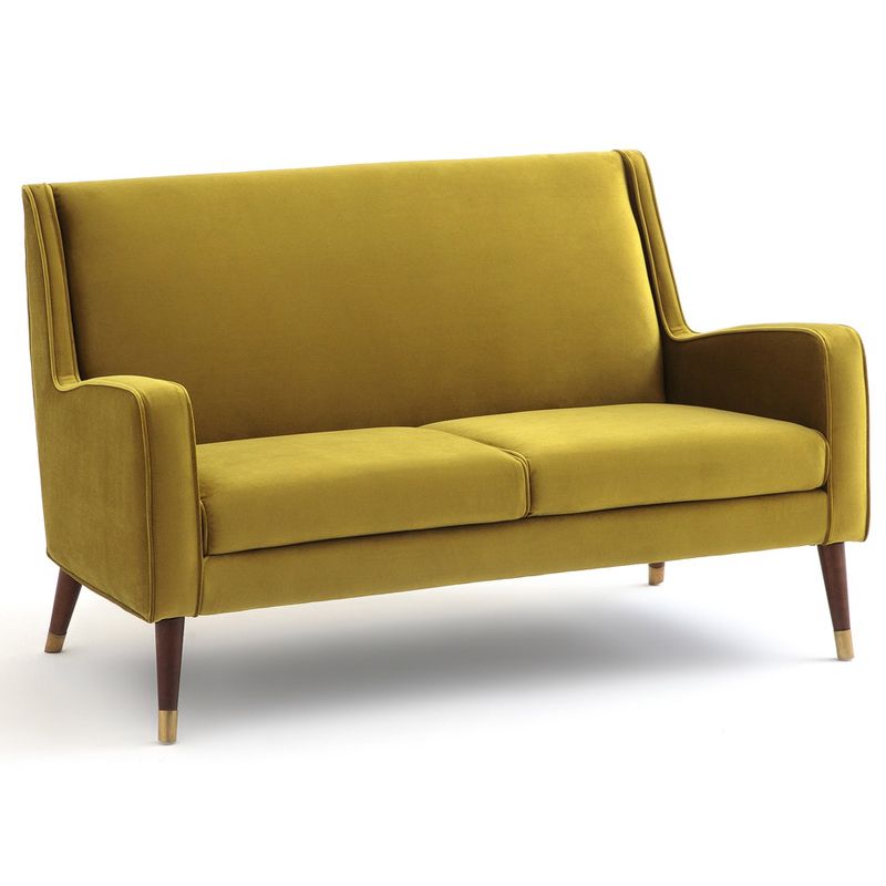 Диван Classic Furniture горчичный Горчичный Латунь Диван Classic Furniture горчичный Горчичный Латунь в Челябинске | Loft Concept