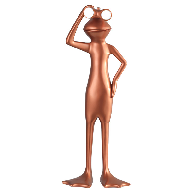 Настольная лампа Resort Frog With Binoculars Lamp Золотой Настольная лампа Resort Frog With Binoculars Lamp Золотой в Челябинске | Loft Concept
