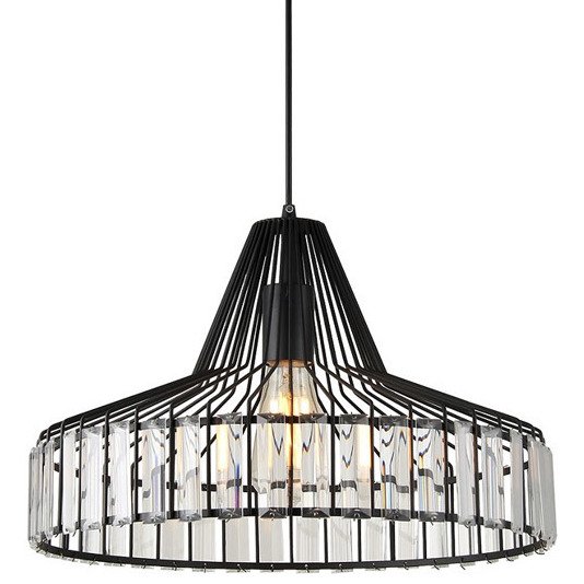 Подвесной светильник Glass Plate Pendant Sertop Черный Подвесной светильник Glass Plate Pendant Sertop Черный в Челябинске | Loft Concept