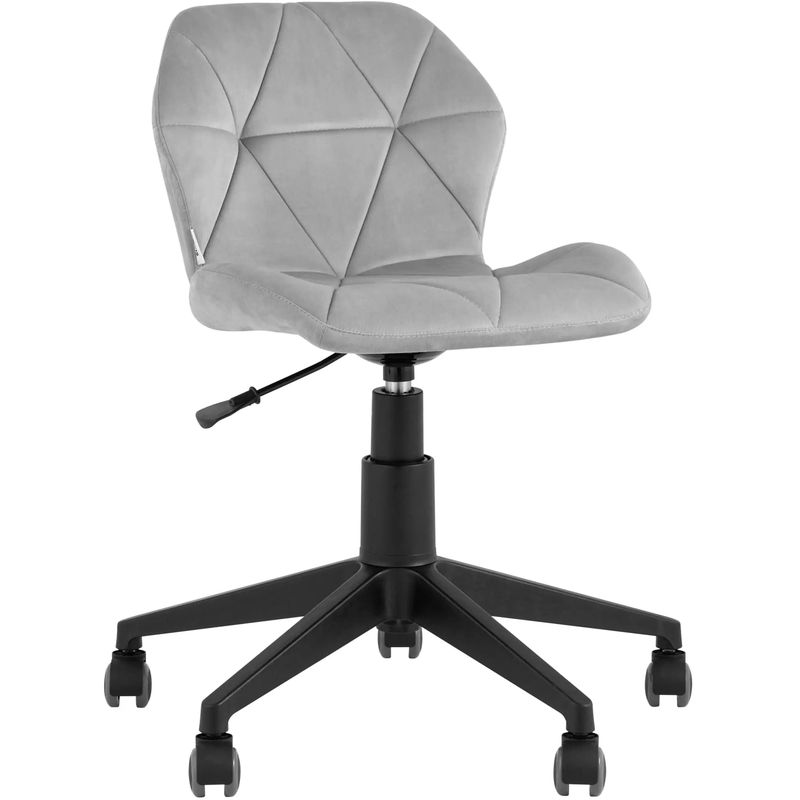 Офисный Стул Jeroen Chair Серый Велюр Светло-серый Черный в Челябинске | Loft Concept 